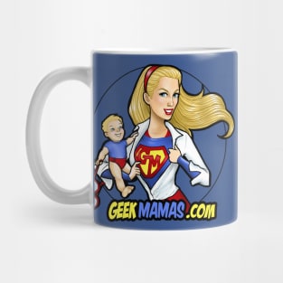 Super Mom GeekMamas Logo Shirt Mug